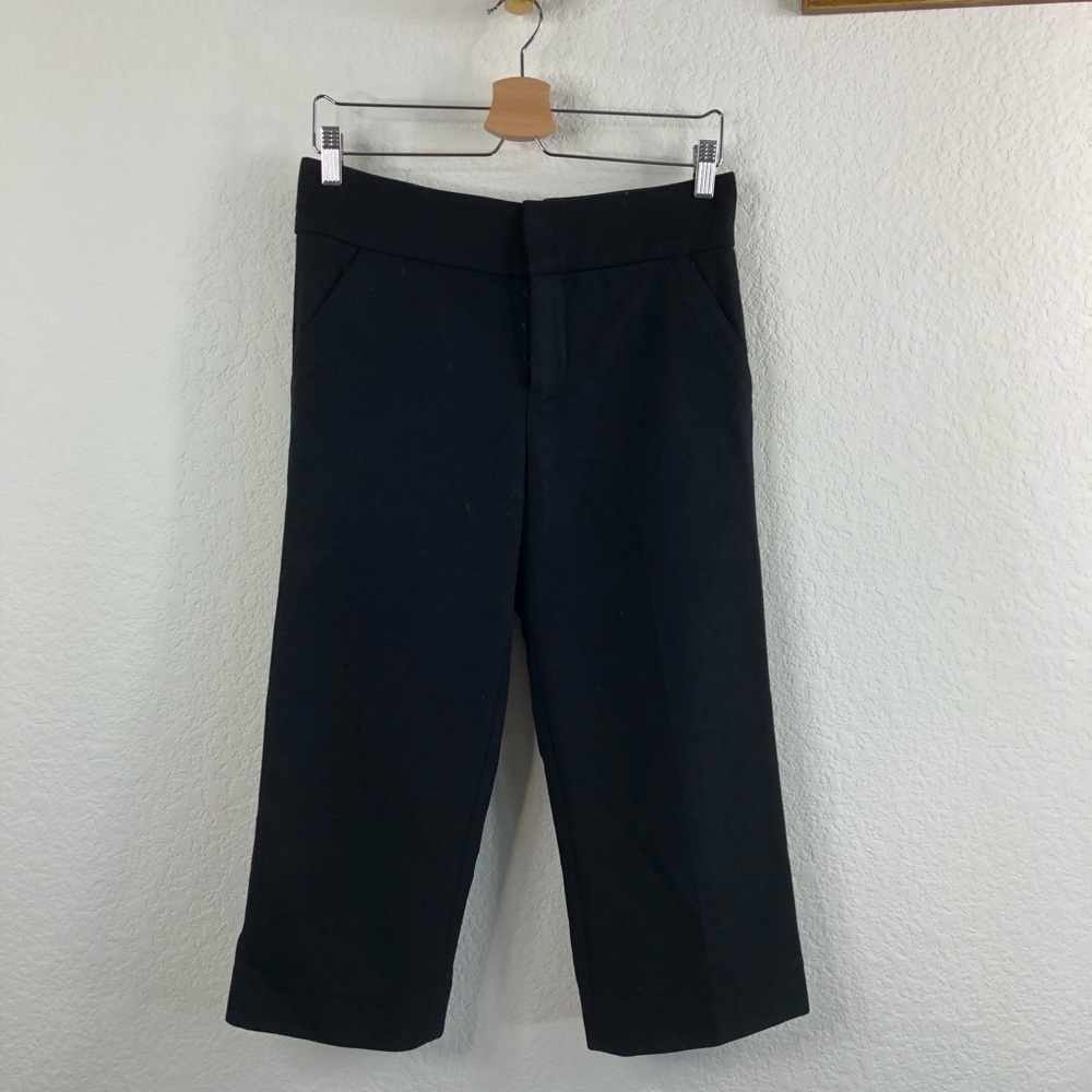 Marc Jacobs Wool Snap Culottes Cropped Trousers